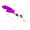 Vibrador con estimulador de clitoris con varias velocidades